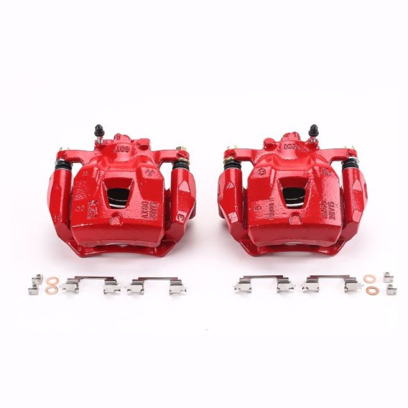 Power Stop 97-01 Lexus ES300 Front Red Calipers w/Brackets - Pair - eliteracefab.com