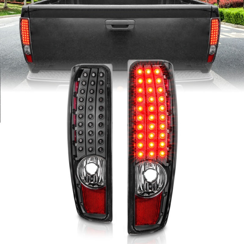 Anzo 04-10 Chevy Colorado LED Tailights G2 - Black - eliteracefab.com