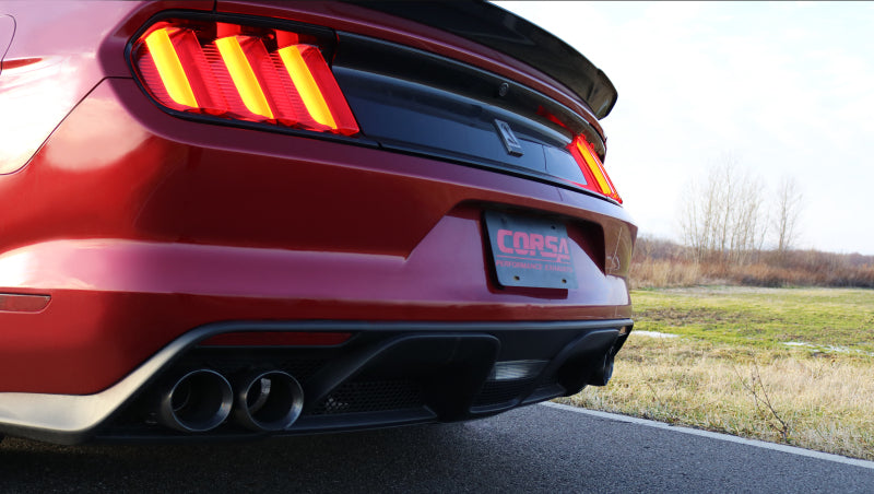 Corsa 2016+ Ford Mustang GT350 3in Double X Pipe Exhaust - eliteracefab.com