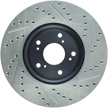 StopTech Slotted & Drilled Sport Brake Rotor Front Right 13 Honda Accord Sport - eliteracefab.com