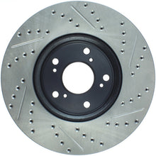 Load image into Gallery viewer, StopTech Slotted &amp; Drilled Sport Brake Rotor Front Right 13 Honda Accord Sport - eliteracefab.com