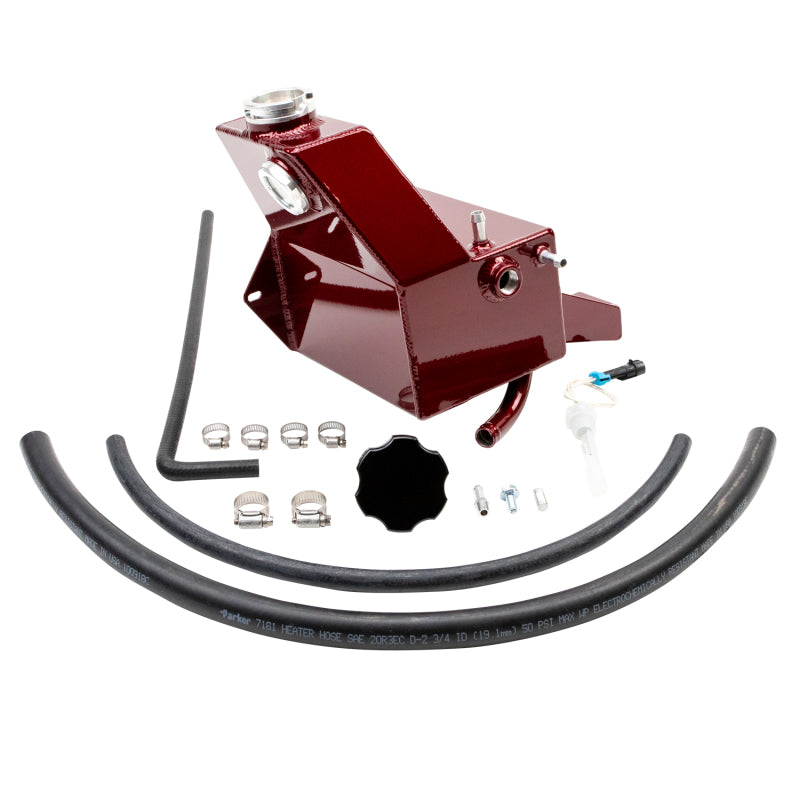 Wehrli 13-18 Dodge 6.7L Cummins OEM Placement Coolant Tank Kit - WCFab Red - eliteracefab.com