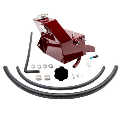 Wehrli 13-18 Dodge 6.7L Cummins OEM Placement Coolant Tank Kit - WCFab Red - eliteracefab.com