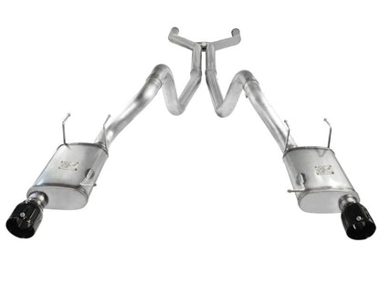 aFe MACHForce XP Cat-Back Exhaust 3in SS w/ Black Tips 11-14 Ford Mustang GT V8 5.0L aFe