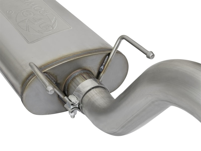 aFe MACHForce XP Cat-Back SS Exhaust w/ Polished Tips 16 Toyota Tacoma V6-3.5L - eliteracefab.com