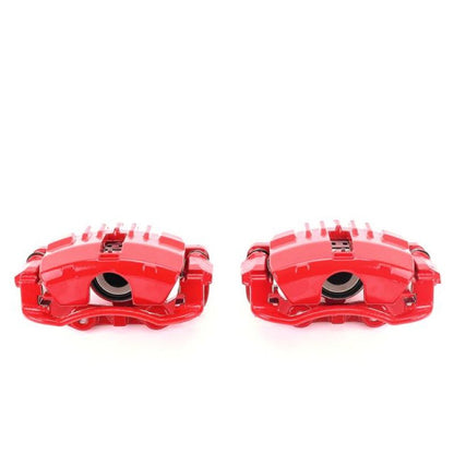 Power Stop 97-05 Chevrolet Blazer Rear Red Calipers w/Brackets - Pair - eliteracefab.com