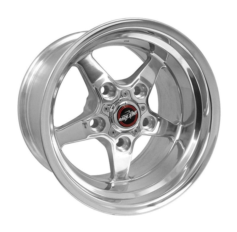 Race Star 92 Drag Star 17x10.5 5x135bc 6.125bs Direct Drill Polished Wheel - eliteracefab.com