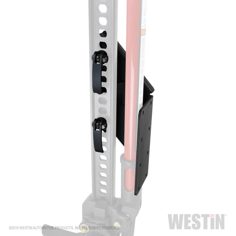 Westin 07-18 Jeep Wrangler JK WJ2 Off-Road Jack Mount - Textured Black - eliteracefab.com