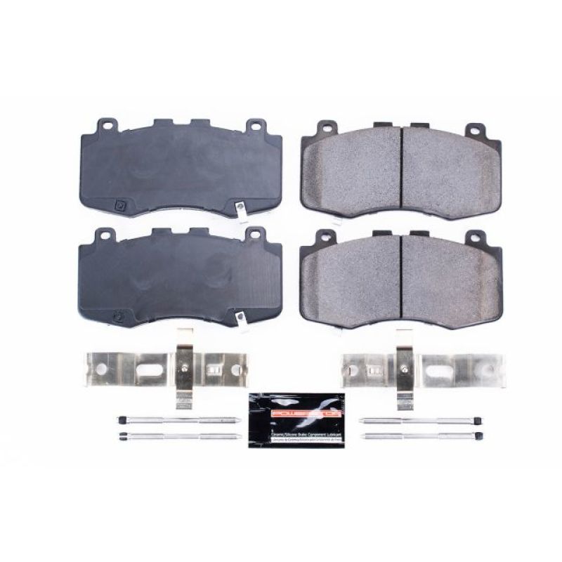 Power Stop 18-19 Jeep Grand Cherokee Front Z23 Evolution Sport Brake Pads w/Hardware - eliteracefab.com