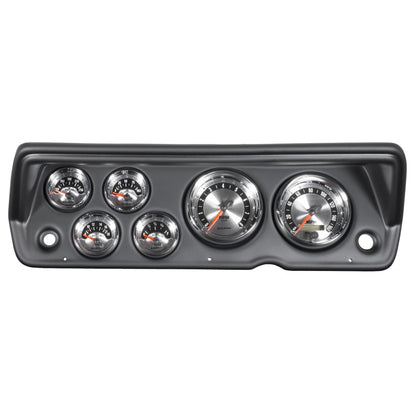 Autometer American Muscle Gauge Kit 6 Pc Abody/Duster/Demon/Dart 70-76 Tach/Mph/Fuel/Oilp/Wtmp/Volt 7031