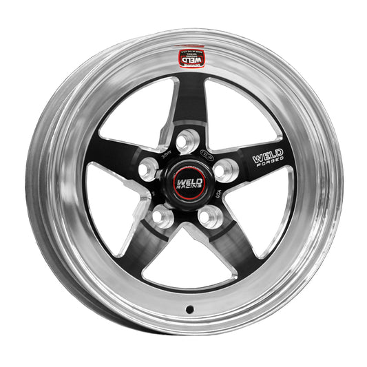Weld S71 15x8 / 5x4.5 BP / 5.5in. BS Black Wheel (Medium Pad) - Non-Beadlock - eliteracefab.com