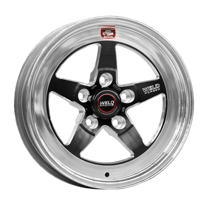 Weld S71 15x10.33 / 5x4.5 BP / 7.5in. BS Black Wheel (Low Pad) - Non-Beadlock