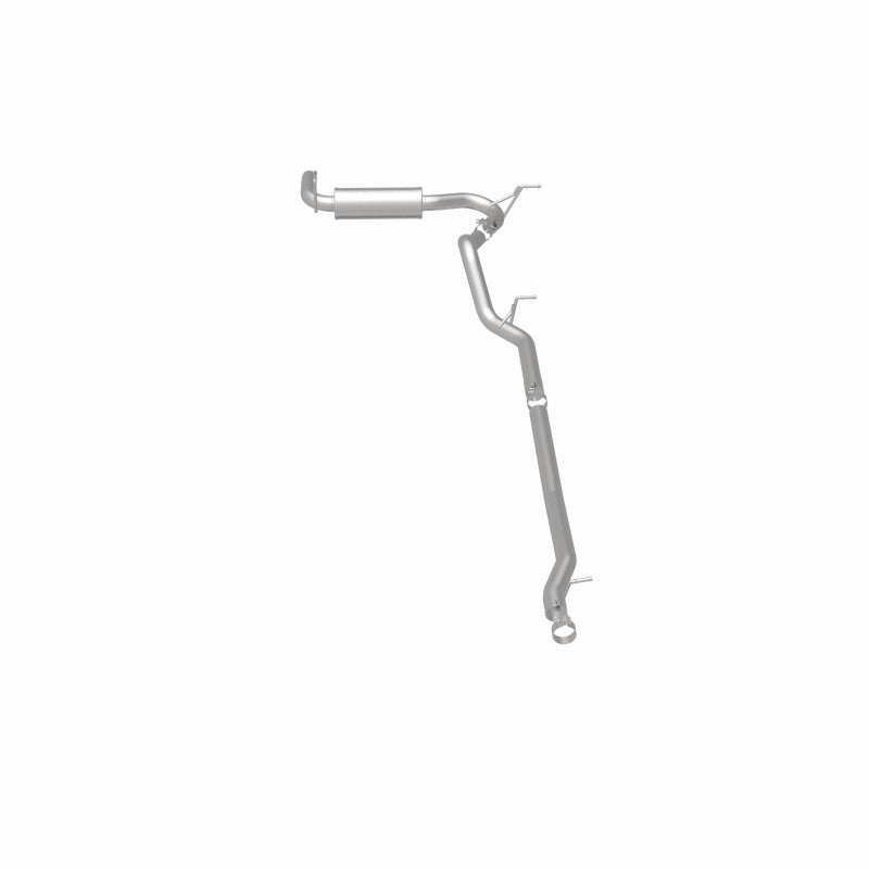 MagnaFlow 12-14 Jeep Wrangler 4dr Single Straight Rear P/S Exit Stainless C/B Performance Exhaust Magnaflow