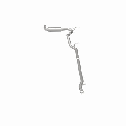 MagnaFlow 12-14 Jeep Wrangler 4dr Single Straight Rear P/S Exit Stainless C/B Performance Exhaust Magnaflow