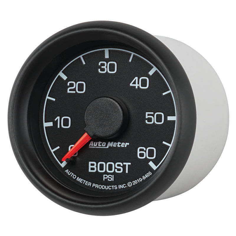 AutoMeter GAUGE; BOOST; 2 1/16in.; 60PSI; MECHANICAL; FORD FACTORY MATCH Ford 1999-2007 - eliteracefab.com