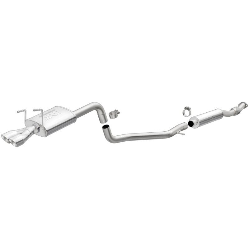 MagnaFlow 12 Fiat 500 L4 1.4L Single Straight D/S Rear Exit SS Catback Perf Exhaust Magnaflow