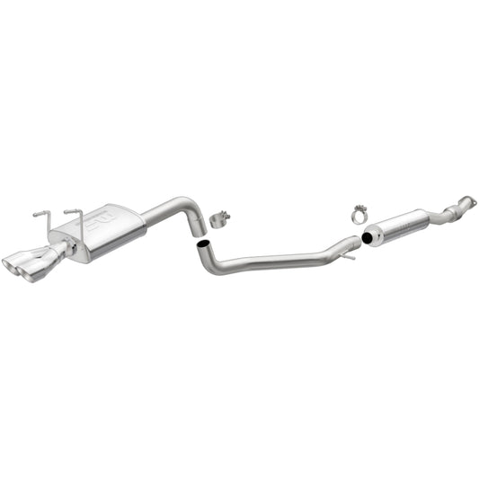 MagnaFlow 12 Fiat 500 L4 1.4L Single Straight D/S Rear Exit SS Catback Perf Exhaust Magnaflow