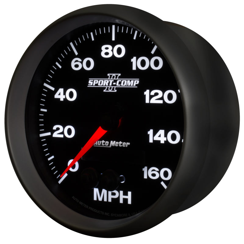 Autometer Sport-Comp II 5in 0-140MPH In-Dash Electronic GPS Programmable Speedometer 3681