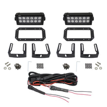 Load image into Gallery viewer, Westin HDX Flush Mount B-FORCE LED Light Kit (Set of 2) w/wiring harness - Black - eliteracefab.com