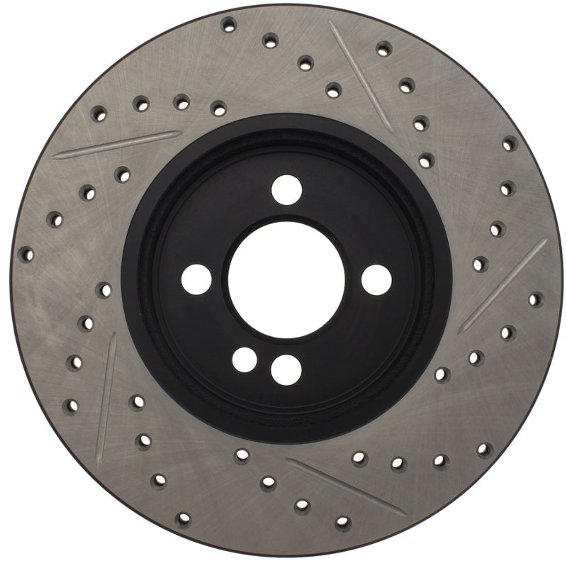 StopTech Slotted & Drilled Sport Brake Rotor 07-13 Mini Cooper - eliteracefab.com