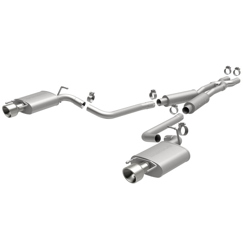 MagnaFlow 10-12 Cadillac CTS V6 3.0L (Exc AWD) Dual Split Rear Exit Stainless Cat Back Perf Exhaust Magnaflow