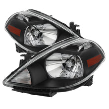 Load image into Gallery viewer, Xtune Nissan Versa 07-12 Crystal Headlights Black HD-JH-NV07-AM-BK - eliteracefab.com