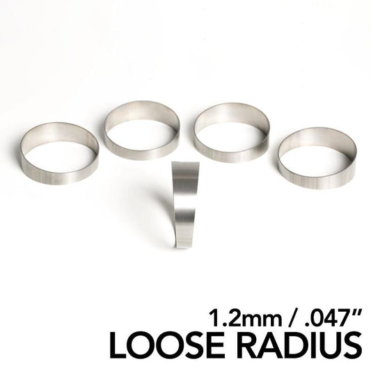 Ticon 1.25in 45° 2.2D/2.75in CLR LR 1.2mm/.047in Wall Titanium Pie Cuts 5pk