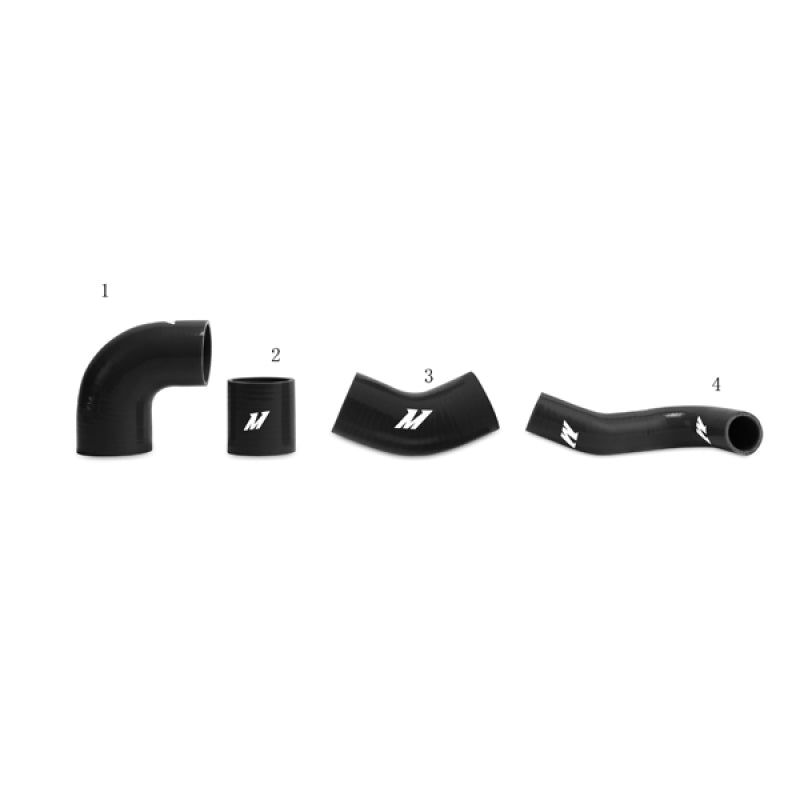 Mishimoto 01-07 Mitsubishi Lancer Evolution 7/8/9 Black Upper Intercooler Pipe Kit - eliteracefab.com