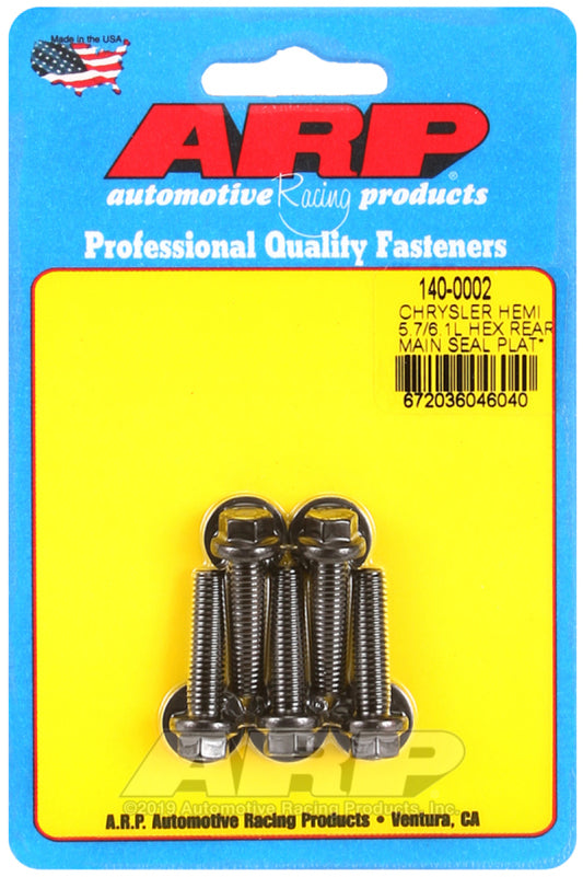 ARP Chrysler Hemi 5.7/6.1L Hex Rear Main Seal Plate Bolt Kit ARP