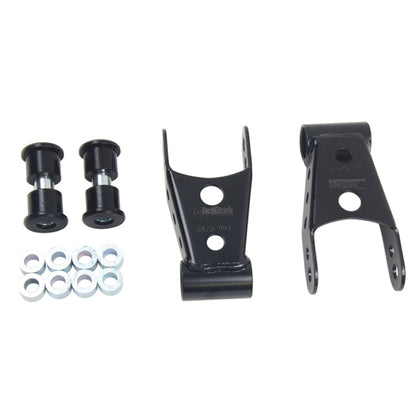 Belltech SHACKLE KIT 15-16 Ford F150 (All Cabs) 4WD 1in / 2in Rear Drop - eliteracefab.com