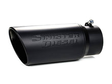 Load image into Gallery viewer, Sinister Diesel Black Ceramic Coated Stainless Steel Exhaust Tip (4&quot; to 6&quot;)