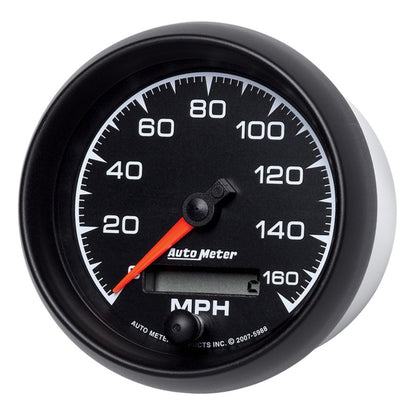 Autometer ES 85.7mm In-Dash Speedometer Elec. Programmable 160mph Gauge 5988