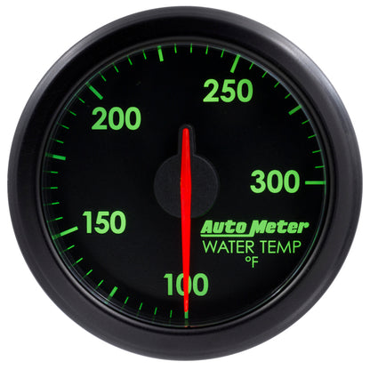 Autometer Airdrive 2-1/6in Water Temperature Gauge 100-300 Degrees F - Black 9154-T