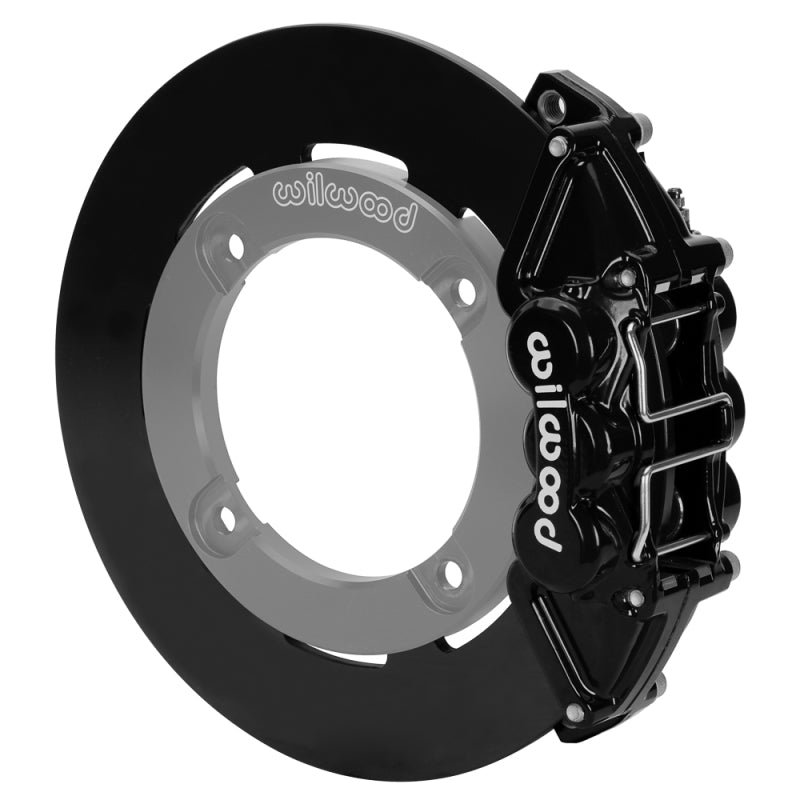 Wilwood 19-22 Honda Talon 1000 Black 4-Piston Rear Kit 11.25in - Plain Face Steel Rotors Wilwood