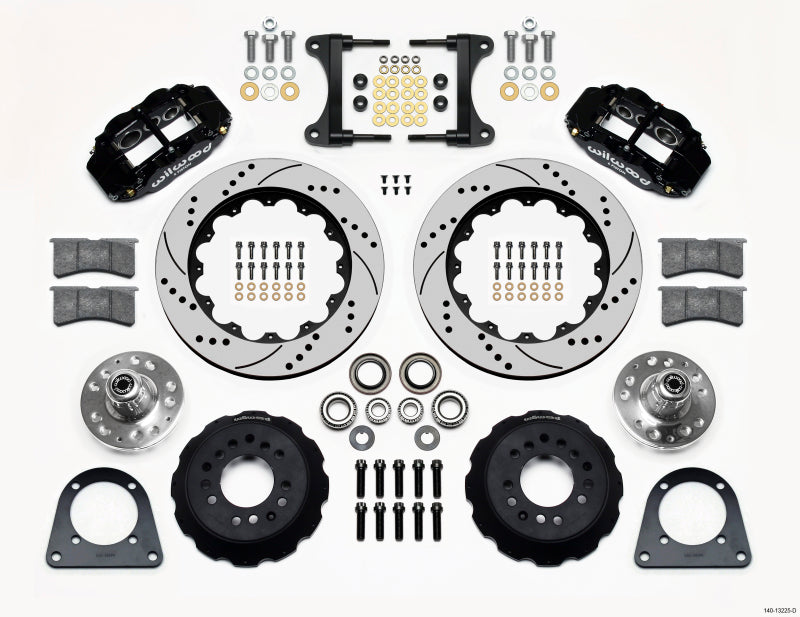 Wilwood Narrow Superlite 6R Front Hub Kit 14.00in Drilled TCI-IFS 71-78 (Pinto Based) Wilwood