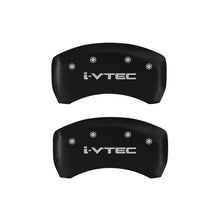 Load image into Gallery viewer, MGP 4 Caliper Covers Engraved Front &amp; Rear i-Vtec Red finish silver ch