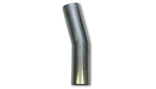 Load image into Gallery viewer, Vibrant 1.25in OD T304 SS 15 Deg Mandrel Bend 4in Leg Length (2in Centerline Radius).