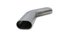 Load image into Gallery viewer, Vibrant 3in Oval (Nominal Size) T304 SS 45 deg Mandrel Bend 6in x 6in leg lengths - eliteracefab.com