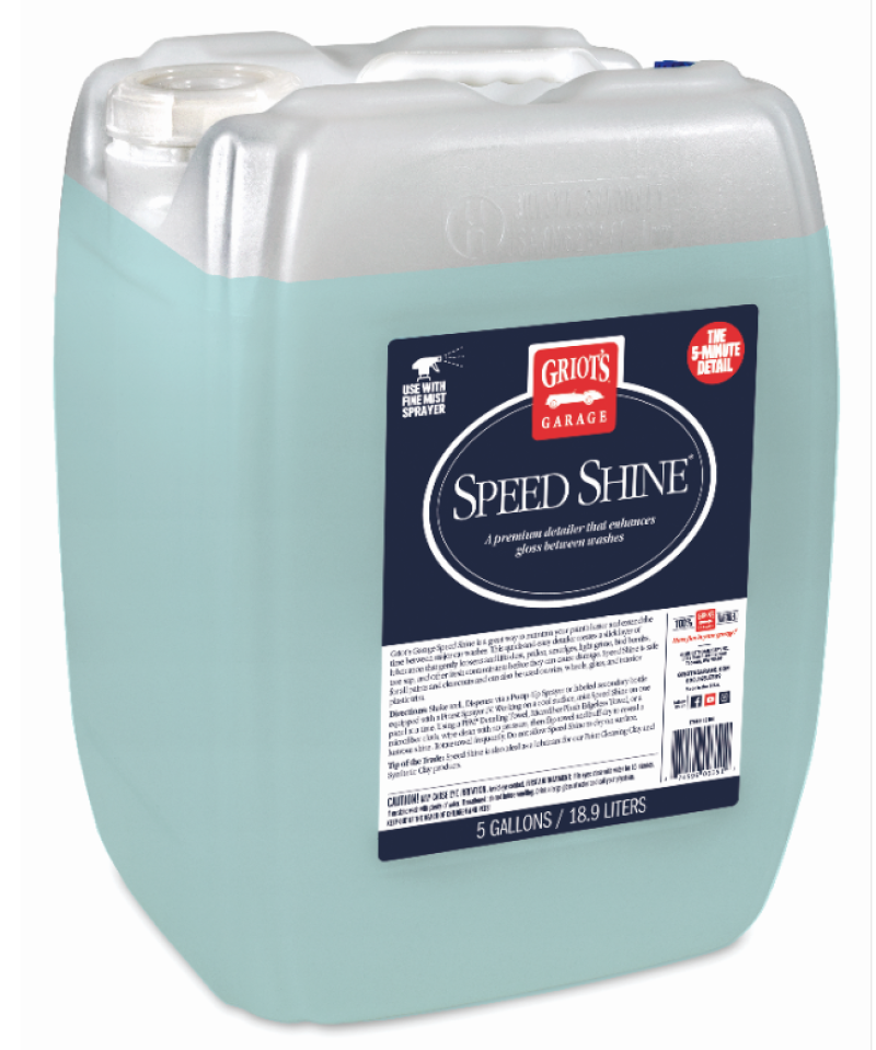 Griots Garage Speed Shine - 5 Gallons (Minimum Order Qty of 2 - No Drop Ship) - eliteracefab.com