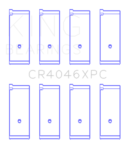 King Acura D16A1 (Size STDX) Performance Rod Bearing Set