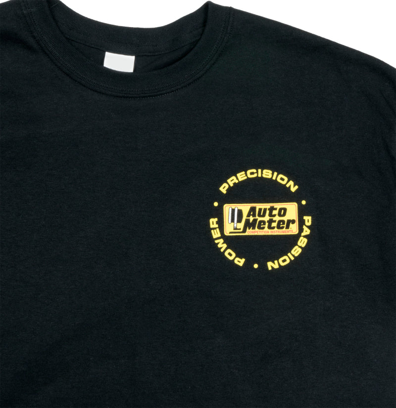 Autometer Black Competition Instruments T-Shirt - Large 0422L