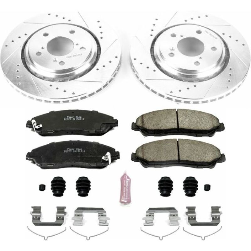 Power Stop 17-19 Acura MDX Front Z23 Evolution Sport Brake Kit - eliteracefab.com