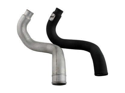 aFe BladeRunner 3in Black Intercooler Hot Cold Side Tubes Combo 02-04 GM Diesel Trucks 6.6L V8 (td) - eliteracefab.com