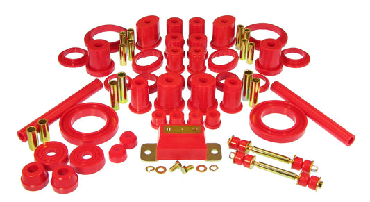 Prothane Total Vehicle Suspension Bushing Kit for 1994–1998 Ford Mustang V8 w/Trans Mount, Red – 6-2006