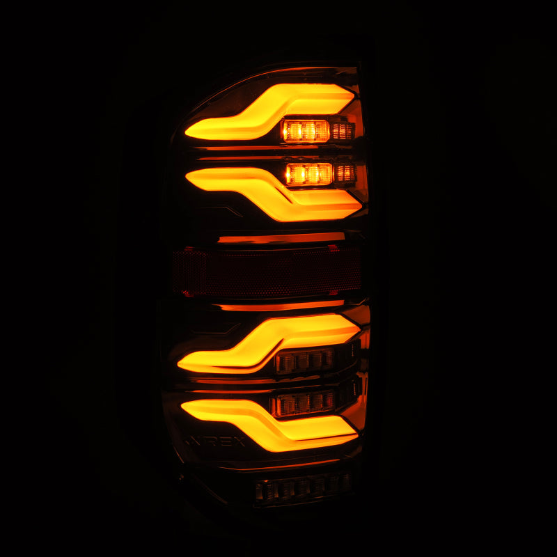 AlphaRex 672040 14-21 Toyota Tundra LUXX LED Taillights Blk w/Activ Light/Seq Signal