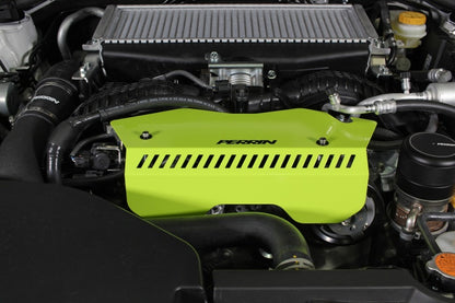 Perrin 2022+ Subaru WRX Pulley Cover - Neon Yellow - eliteracefab.com