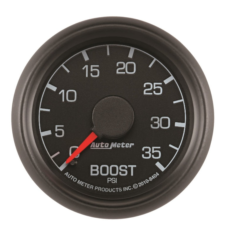 AutoMeter GAUGE; BOOST; 2 1/16in.; 35PSI; MECHANICAL; FORD FACTORY MATCH Ford 1999-2007 - eliteracefab.com