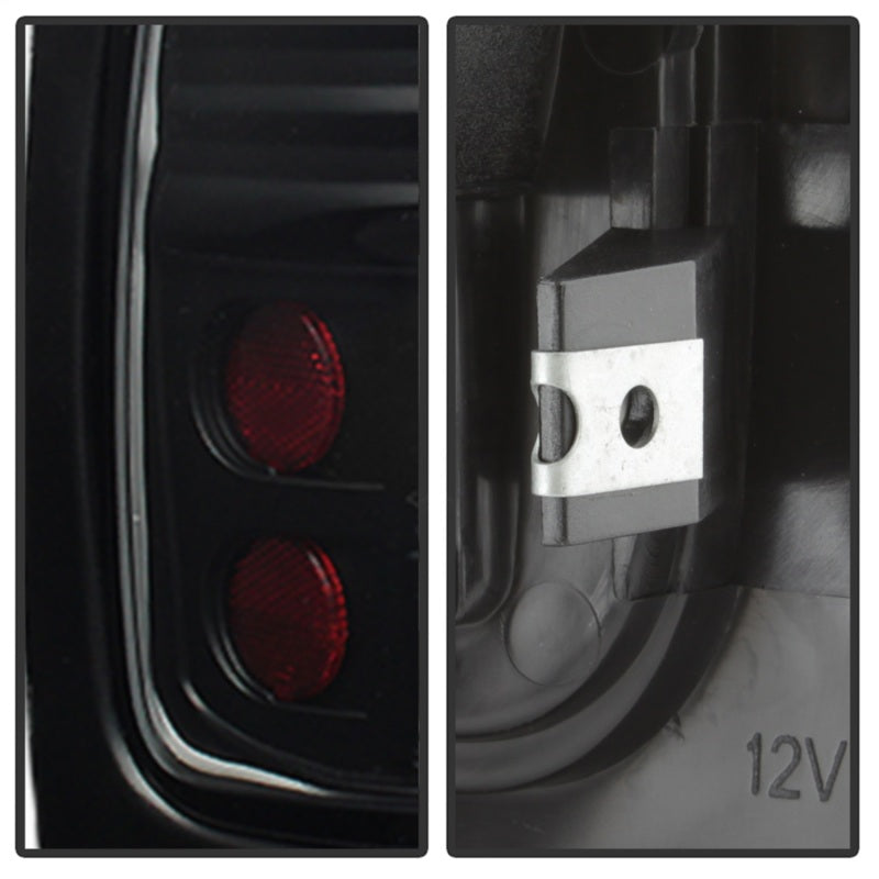 Xtune Dodge Ram 1500 94-01 / Ram 2500/3500 94-02 LED Tail Lights Black ALT-ON-DRAM94-LED-BK - eliteracefab.com