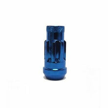 Load image into Gallery viewer, WHEEL MATE MONSTER LOCKING LUG NUT SET OF 4 – BLUE 14×1.50 - eliteracefab.com