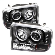 Load image into Gallery viewer, Spyder Ford F250 Super Duty 99-04 Projector Version 2 LED Halo LED Blk PRO-YD-FF25099-1P-G2-BK - eliteracefab.com